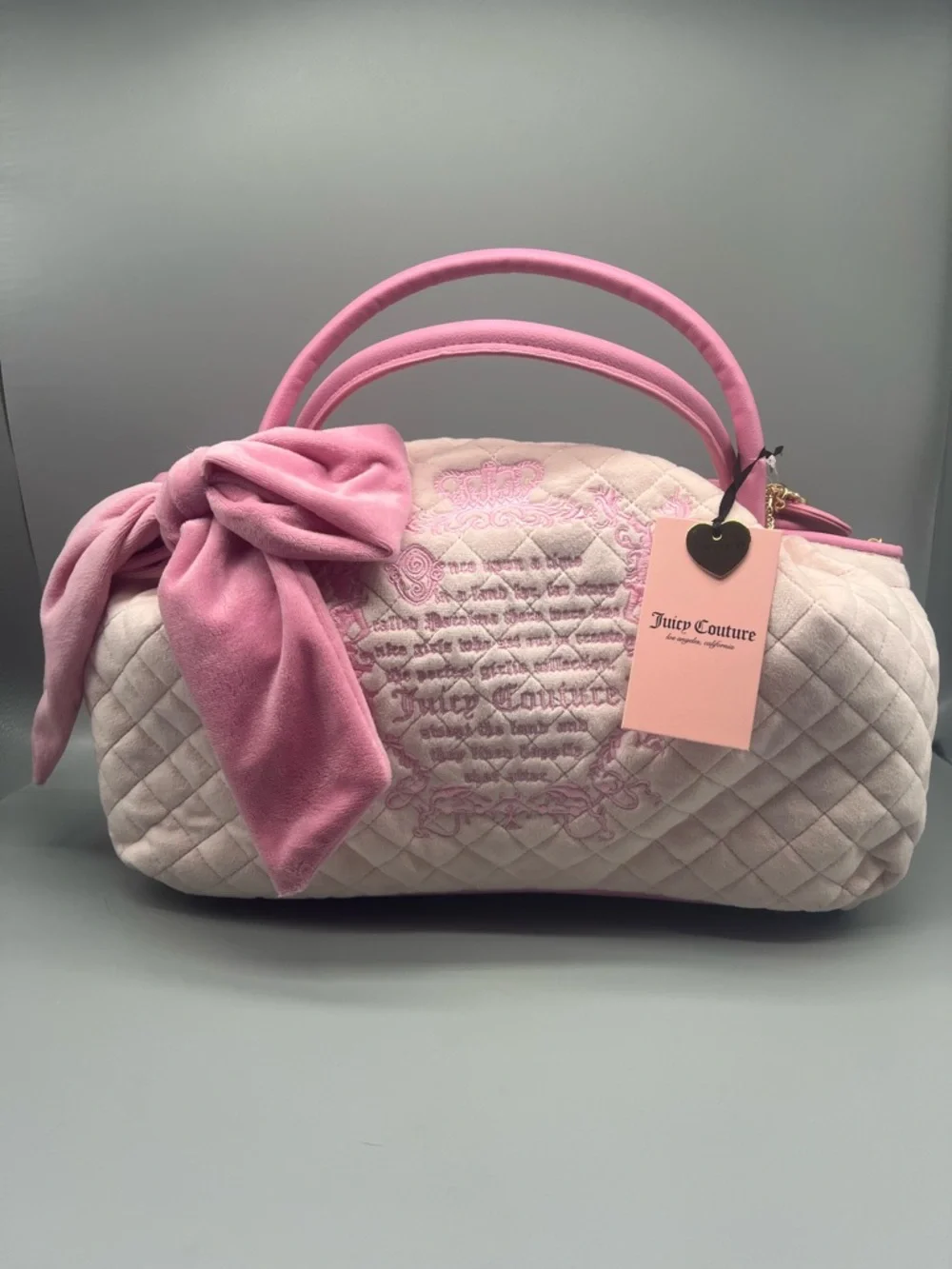 Juicy couture juicy tale bowlers purse
